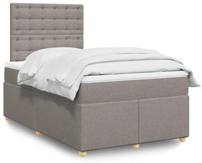 Giroletto A Molle Con Materasso Tortora 120x190 Cm İn Tessuto /