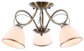 Brilagi - Plafoniera FRED 3xE27/60W/230V Ø 59 cm bronzo