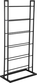 Portabottiglie nero in metallo numero di bottiglie 5 38x84,5x20 cm Single Floor – PT LIVING