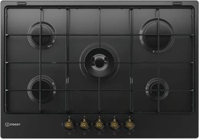 Piano cottura 5 fuochi INDESIT antracite 70 cm