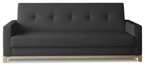 Divano nero allungabile/con contenitore 216 cm Selene – ELTAP