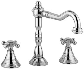 Paffoni Belinda Fblv055 Gruppo Lavabo 3 Fori Con Scarico Automatico Cromo