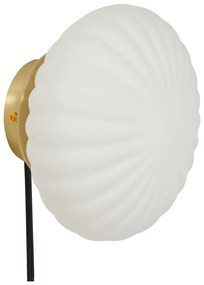 Lampada da parete bianca Kumu - Hübsch