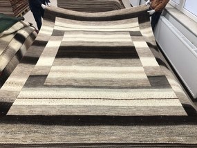 Loribaft Tappeto 250x340 Grigio (Iran) Annodato A Mano