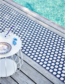 Tappeto da interno/esterno blu scuro 70x50 cm Noa Dark Blue – Pappelina