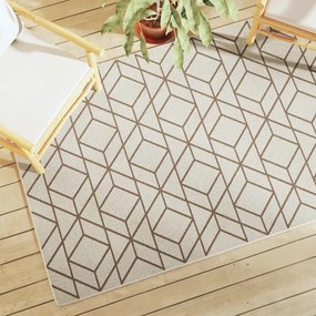 Tappeto A Pelo Corto Multicolore 120x180 Cm Interni/esterni /