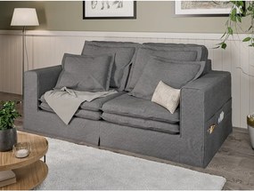 Divano grigio 196 cm Nora – Ropez