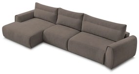 Divano angolare marrone Aden – Bobochic Paris