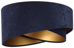 Paralume universale GALAXY E27 diametro 45 cm blu/oro