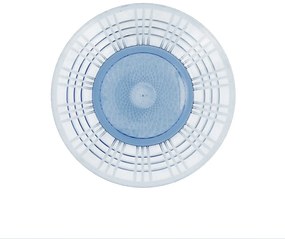 Piatto da Dolce Quid Viba Azzurro Plastica (20 cm) (Pack 12x)