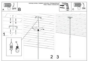 Brilagi -  Lampadario LED a sospensione con filo DRIFA 1xG9/4W/230V bianco