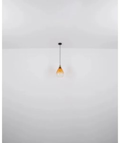 Globo 15786H - Lampadario a sospensione con filo SALVY 1xE27/60W/230V diametro 21 cm arancione