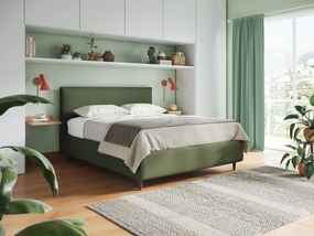 Hunter letto imbottito contenitore sfoderabile in tessuto impermeabile fiammato T19 verde