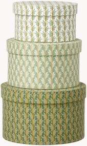 Set di 3 scatole decorative fatte a mano Naya