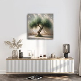 Quadro su tela – Vecchio ulivo nel Mediterraneo