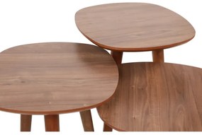 SET 3x Tavolino TYN marrone