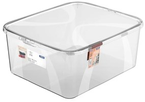 Cassetta di plastica con coperchio 19 l Lona - Rotho