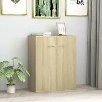 Credenza Rovere Sonoma 60x30x75 cm in Truciolato 800732