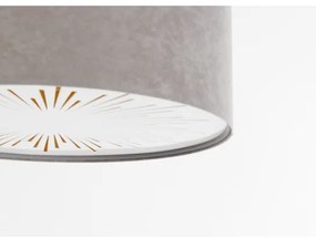 Plafoniera RAYS 2xE27/60W/230V diametro 40 cm grigio