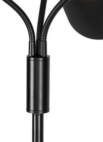 Lampada da terra moderna nera 3 luci - Carmen