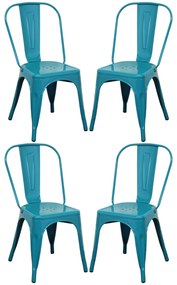 AGATHA - Set 4 sedie industrial