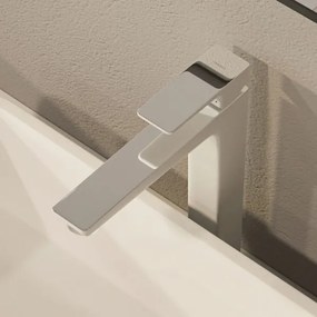 OMNIRES PM7412CRB - Rubinetto del lavandino PARMA 27,3 cm cromo lucido/bianco