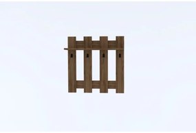 Appendiabiti da parete CARINA 70x70 cm marrone