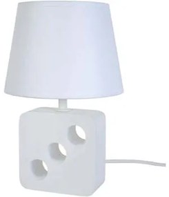 Tosel  Lampade d’ufficio lampada da comodino tondo legno bianco  Tosel