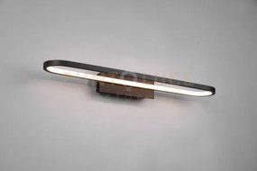 Gianni h2o applique da bagno led  22w 2700lm, 3000k nero con interr...