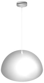 Lampadario su corda BETA 1xE27/60W/230V d. 45 cm bianco