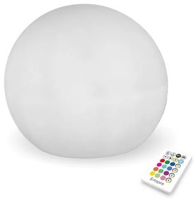 Lampada solare decorativa galleggiante per piscina Zongo, in polietilene, luce bianco caldodimmerabile INSPIRE