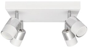 LED Luce Spot a LED TUBSSON 4xGU10/4,8W/230V bianco/cromo lucido