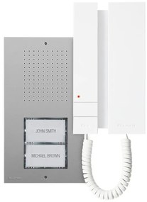 Citofono con filo COMELIT 5 fili 2 pulsanti bianco
