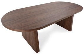 Tavolo da pranzo con effetto noce 100x200 cm Blair – MOME