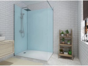 Pannello da parete per il bagno con profili inclusi L. 90 x L. 120 x H. 210 cm - Lotto di 2