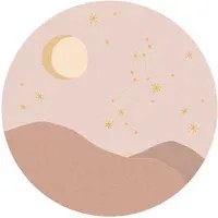 Eijffinger Carta da parati panoramica Star Sign Circles Rose - Leo