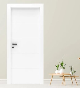 Porta battente Dione bianco L 80 x H 210 cm reversibile