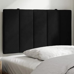 Cuscino Testiera Nero 90 Cm İn Velluto /