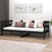 Dormeuse in Legno Massello di Pino Nero 80x200 cm cod mxl 56104