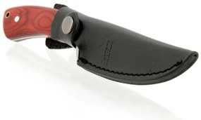 Pugnale con fodero in pelle 21 cm