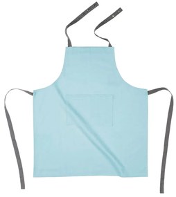 Grembiule da cucina in cotone blu turchese - Tiseco Home Studio