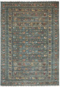 Samarkand Tappeto orientale 200x280 Verde (Pakistan) Annodato A Mano