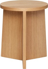 Sgabello in rovere naturale Split - Hübsch