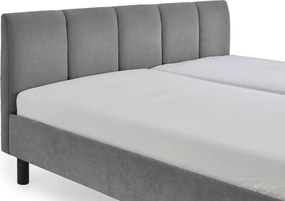 Letto matrimoniale imbottito grigio rete non inclusa 180x200 cm Joker – Meise Möbel