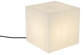 Lampada da esterno intelligente bianca quadrata 30 cm incl. LED A60 IP44 - Nura