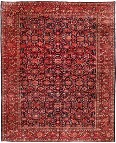 Hamedan Tappeto 340 x 420 (Iran) Annodato A Mano