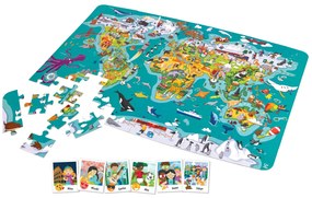 Puzzle Giro del mondo 2 in 1