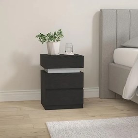 Comodino SMARTIE con illuminazione integrata, nero