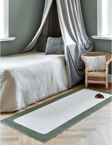 Tappeto da interno/esterno verde/color crema 70x120 cm Ilda Pine – Pappelina