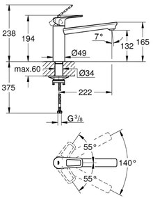 GROHE 31706000 - Miscelatore per lavello BAULOOP, cromo lucido